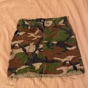 Urban Outfitters Camo Mini Skirt
